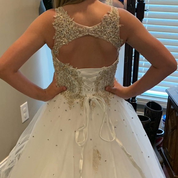 Girls Tiffany pageant dress size 10 - Picture 4 of 8